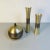 Mid-Century Italian Modern Metal Centerpieces, 1970s, Set of 3 For Sale - Image 4 of 17