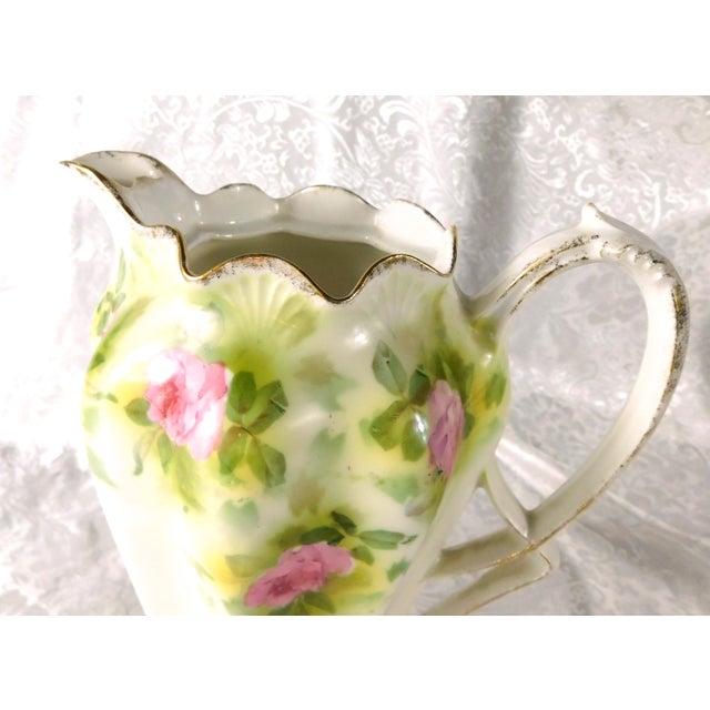 Late 18th Century Reinhold Schlegelmilch Rs Prussia Chocolate Pot With Six Cups For Sale - Image 4 of 15
