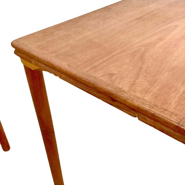 Vintage Danish Modern Teak Nesting Tables by Toften Møbelfabrikken, Set of 3 For Sale - Image 16 of 18