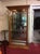 Vintage Curio Cabinet, Lighted Display Case, Oak Wood For Sale - Image 4 of 11
