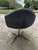 Animal Skin Ligne Rose Alster Alster Chair in Gray Suede For Sale - Image 7 of 10