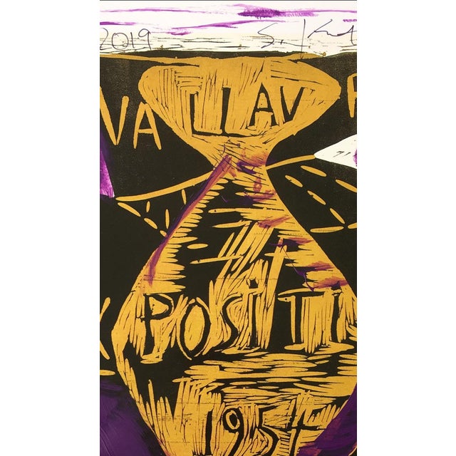 An interesting piece by emerging artist Sean Kratzert. It is inspired by a 1982 work by Jean-Michel Basquiat where he...