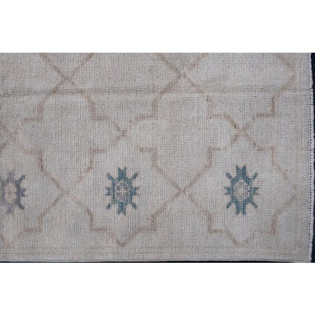 Turkish Oushak Rug 4'11" x 6'7" For Sale - Image 4 of 8