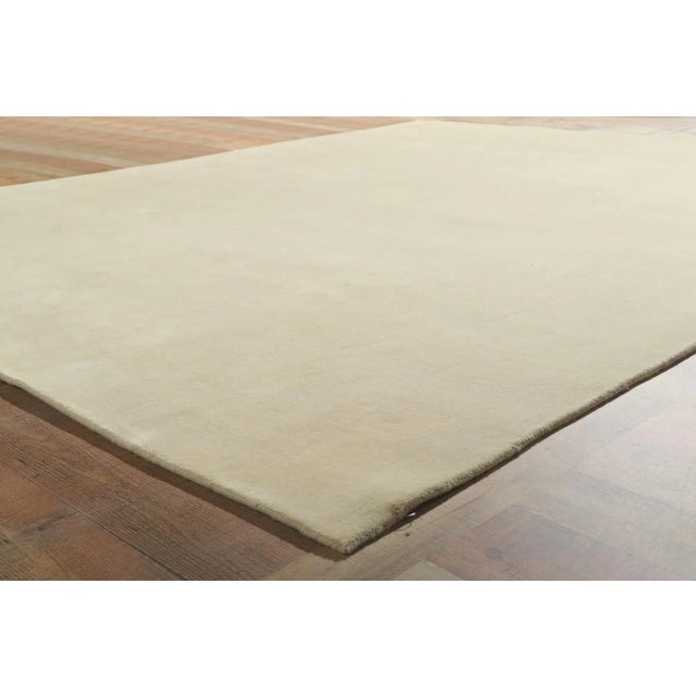 Contemporary Ivory Area Rug - 08'03 X 10'00 For Sale In Dallas - Image 6 of 9