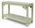 This elegant Chinoiserie-style console table has been professionally refinished in Benjamin Moore Landscape 430, a...