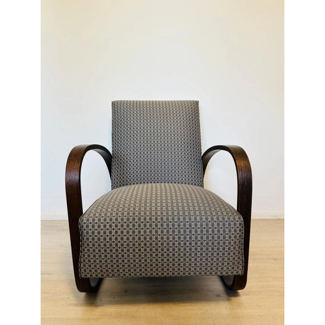 Vintage H-70 Chair by Jindrich Halabala, 1970s For Sale - Image 11 of 12