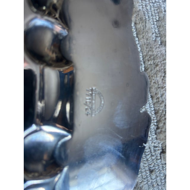 Barbour Silver Plate Wine Serving Tray For Sale - Image 9 of 16