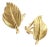 Vintage! Tiffany & Co Leaf Yellow Gold Earrings 2003- 2 Pieces For Sale