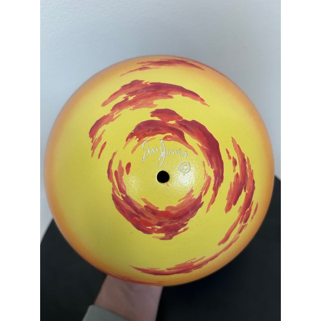 1990s Don Jones New Mexico Earthenware Sky Globe For Sale - Image 9 of 15