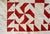 Early 20th C Red and White Pinwheel Style Pattern Hand-Stitched Cotton Quilt For Sale - Image 10 of 16