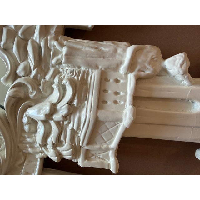 1971 Gampel Stoll White Gloss Chinoiserie Pagoda Mirror For Sale - Image 17 of 17