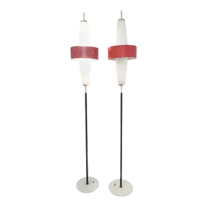 Mid 20th Century Torchère Floor Lamps by Stilnovo - a Pair