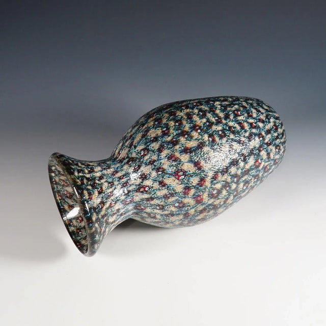 2000 - 2009 Vittorio Ferro Vase With Opaque Murrine Murano Ca. 2000s For Sale - Image 5 of 8