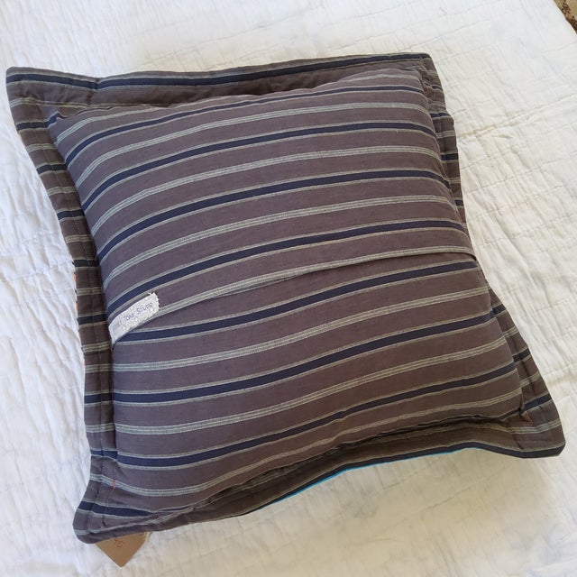 Children's Handmade Quilted Pillow For Sale - Image 3 of 3