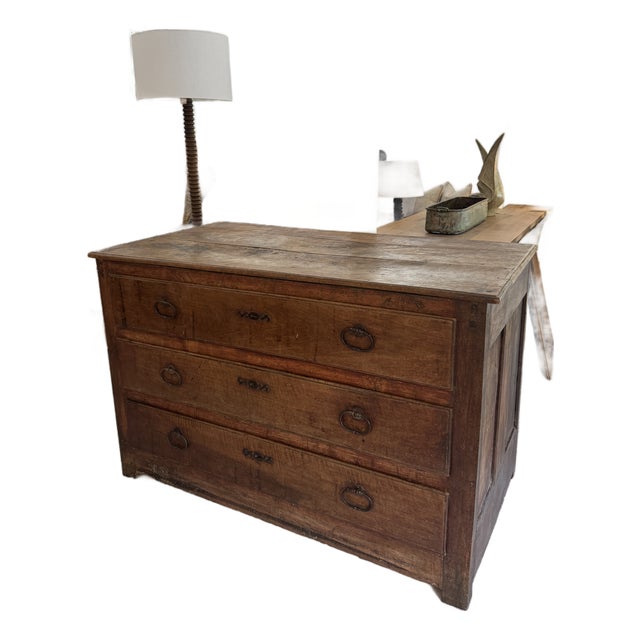 Large Scale Walnut Chest of Drawers, 18th Century, France For Sale