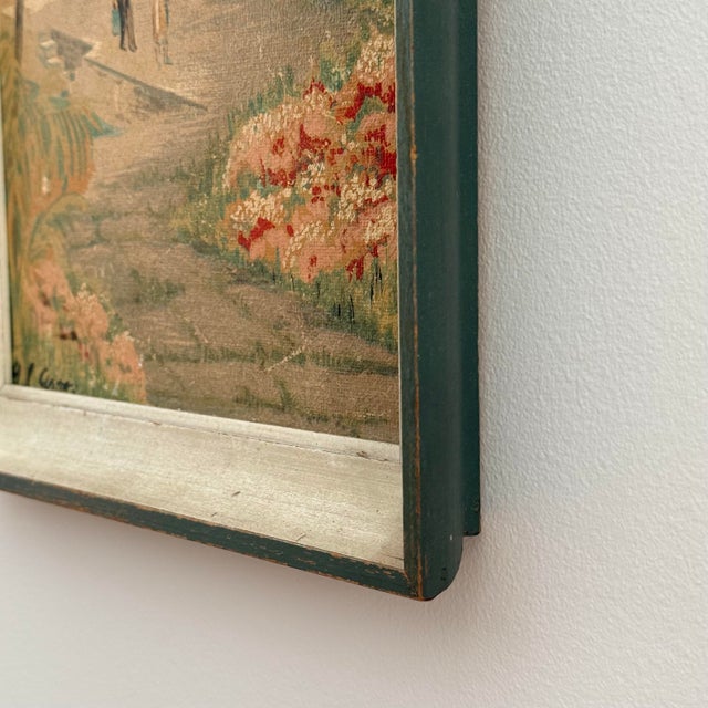 Midcentury Bermuda St. David’s Lighthouse Signed Original Painting, Circa 1950s–60s For Sale - Image 9 of 12