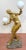 Early 20th Century French Art Deco Bronze Moulin Rouge/ Flapper Balancing Lighted Balls Sculpture For Sale - Image 5 of 12