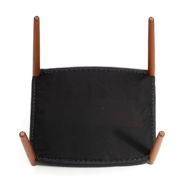 Danish Ejner Larsen & Aksel Bender Madsen for Willy Beck Lounge Chair Leather Restored 1950s For Sale - Image 18 of 18