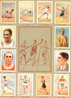 Vintage Track & Field Print, C. 1935