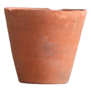20th Century Petite Italian Terracotta Pot For Sale