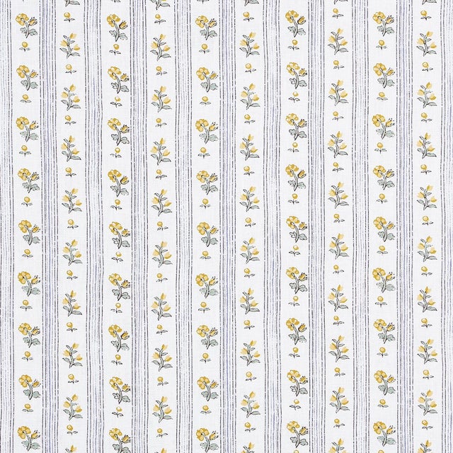 Not Yet Made - Made To Order Sample - Schumacher Cabanon Stripe Fabric in Jaune For Sale - Image 5 of 5