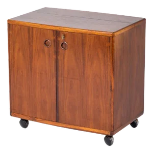 Rolling Bar Cabinet in Rosewood from CFC Silkeborg