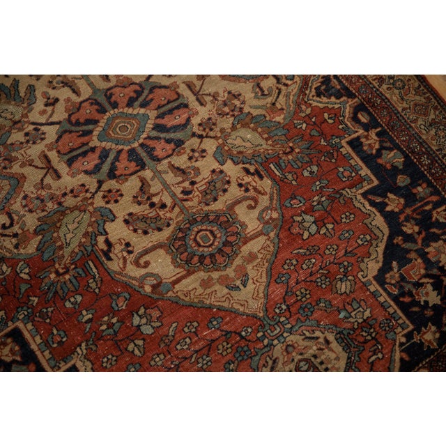 Vintage Farahan Sarouk Rug - 3'3" x 4'8" For Sale - Image 11 of 13
