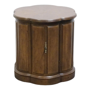 Henredon Furniture Solid Walnut 21" Accent Storage End Table 43-5302