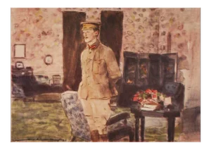 1901 After Mortimer Menpes "Duke of Marlborough Cousin of Winston Churchill", Original Period Print