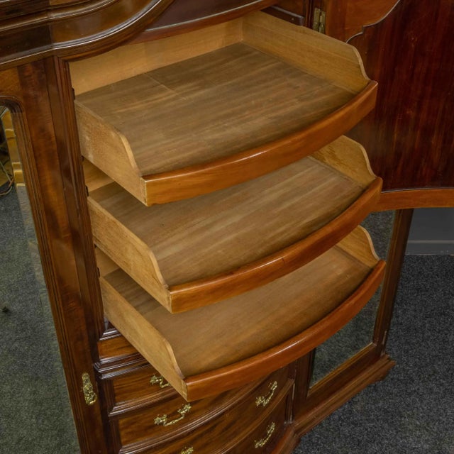 Antique Victorian Mahogany Wardrobe For Sale - Image 11 of 17