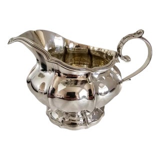 William IV Sterling Silver Cream Jug by William Eaton, 1834 For Sale