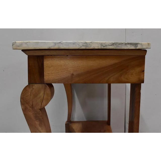19th Century Restoration Period Walnut Console Table For Sale - Image 16 of 18