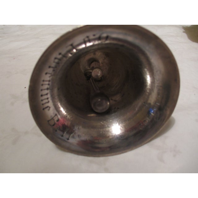 Antique Rare Ornate Gorham "Old Florentine Bell" Silver Bell 19th C For Sale In Columbia, SC - Image 6 of 8