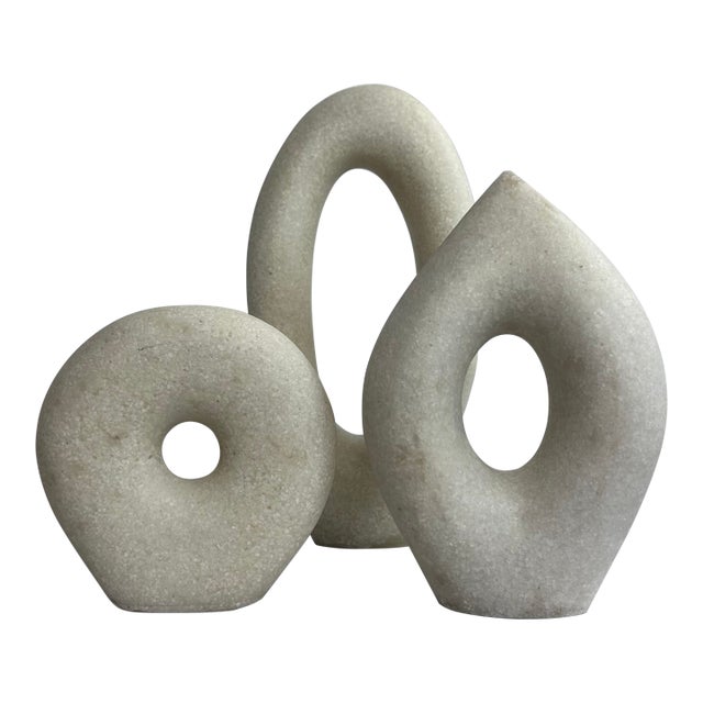 Modern and Versatile Arteriors Coco Sculptures, Set of 3 For Sale