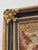 Hand-Woven Tapestry with Romantic Scene in Gilded Frame For Sale - Image 3 of 10