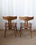 1960s Henning Kjaernulf Attributed Oak and Wood Dining Chairs - A Pair For Sale - Image 5 of 12