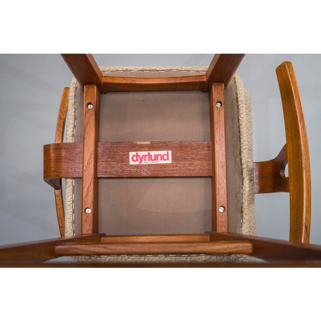 Danish Modern Teak Bar Stools by Dyrlund, Denmark, 1960s, Set of 2 For Sale - Image 12 of 14
