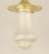Vintage Brass Pendant Light, 1920 For Sale - Image 4 of 9