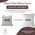 Not Yet Made - Made To Order Fabdivine Floral Block Print Pillow Cover 16x16 Inch Viscose Linen-Samrat For Sale - Image 5 of 5