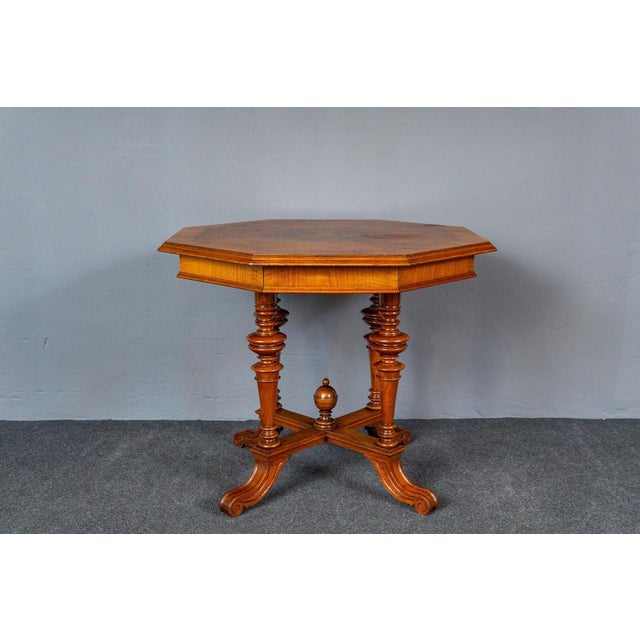 Antique Wilhelminian Style Coffee Table For Sale - Image 4 of 13