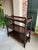 Wood Antique English Hotel Dumbwaiter Server Sideboard Trolley Carved Oak Renaissance For Sale - Image 7 of 12