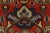 Serapi Rug 9’2” X 11’11” Blue Wool Tribal Hand-Knotted Oriental Carpet For Sale - Image 9 of 12