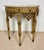Italian Neoclassical Polychromed Console Table with Marble Top, Mid-20th Century For Sale - Image 9 of 16