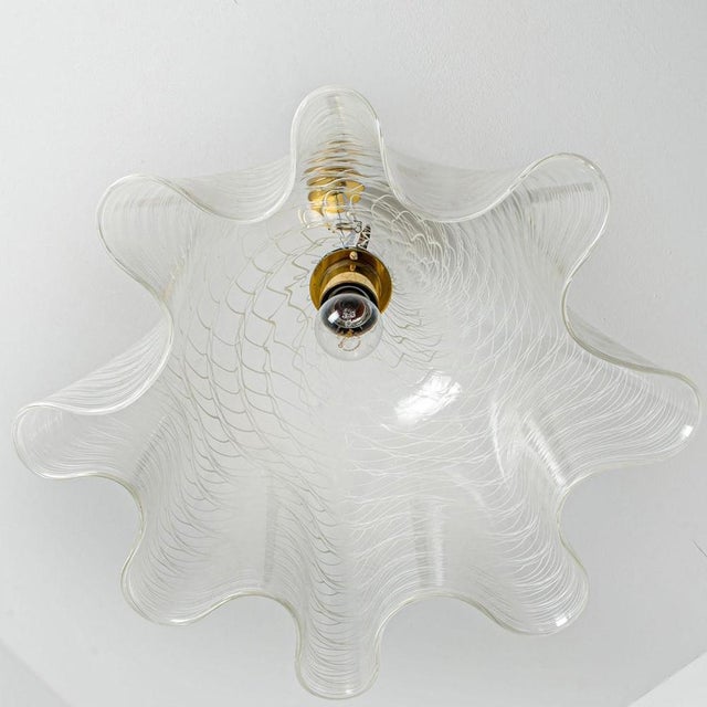 Fazzoletto Pendant attributed to J. T. Kalmar for Kalmar, 1970s For Sale - Image 9 of 18
