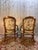 Louis Xv Style Armchairs Upholstered in Floral Fabric, Set of 2 For Sale - Image 6 of 9