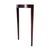 2020s Ingrid 36 in. W Demilune Wood Traditional Console Table, Traditional Burl For Sale - Image 5 of 8