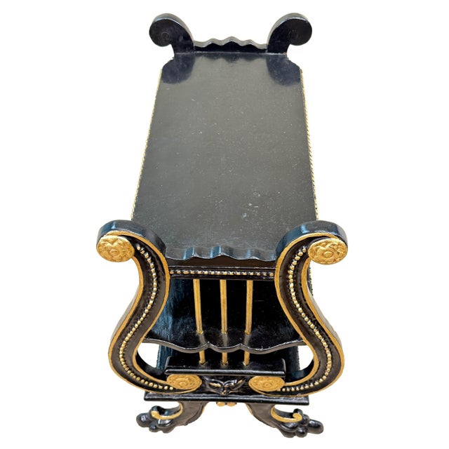 Black 19th Century Ebonised and Parcel Gilded Étagère, 1880 For Sale - Image 8 of 13