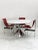 Postmodern 1980's Post Modern Memphis Milano Style Dining Table, Carrara Marble Top For Sale - Image 3 of 10