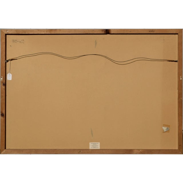 1970s "Untitled #3" - Large Scale Pastel Geometric Color Field Abstract by Renee Harwin For Sale - Image 5 of 7