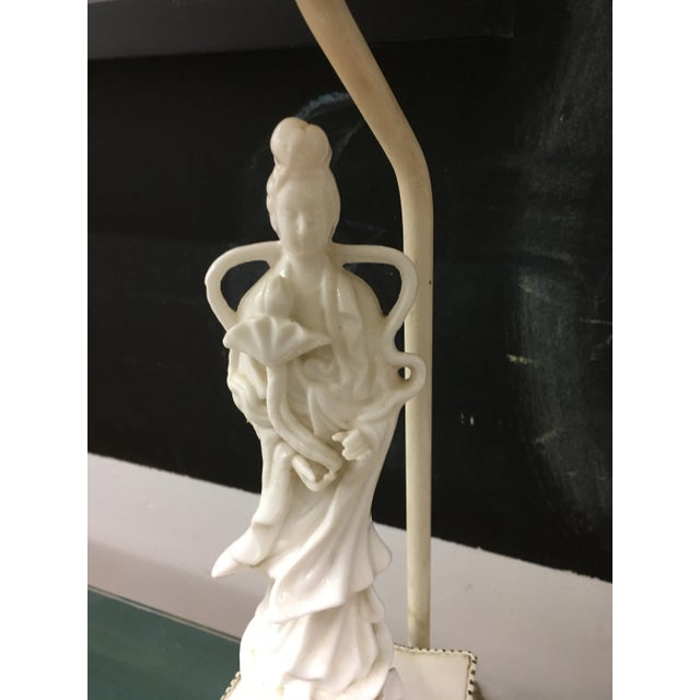 Vintage Porcelain Lamps - A Pair For Sale - Image 4 of 9